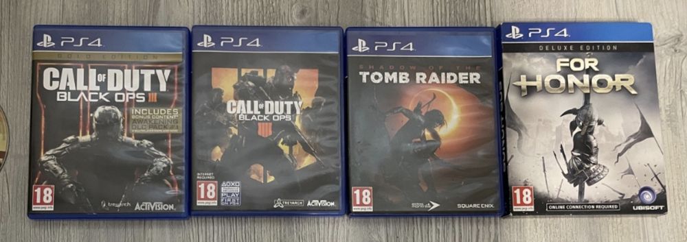 Jocuri PS4 în stare impecabilă