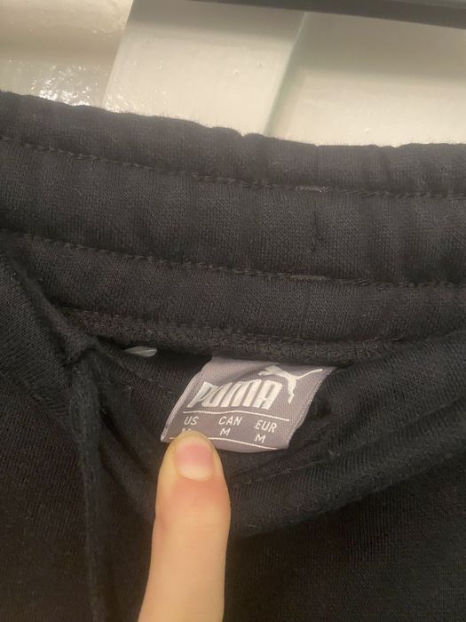 Pantaloni trening puma negri noi, cu eticheta