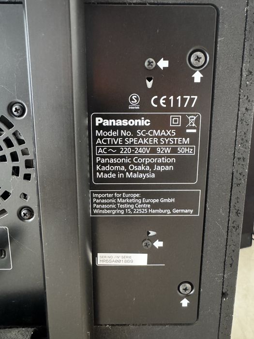Boxa Panasonic SC-CMAX 5