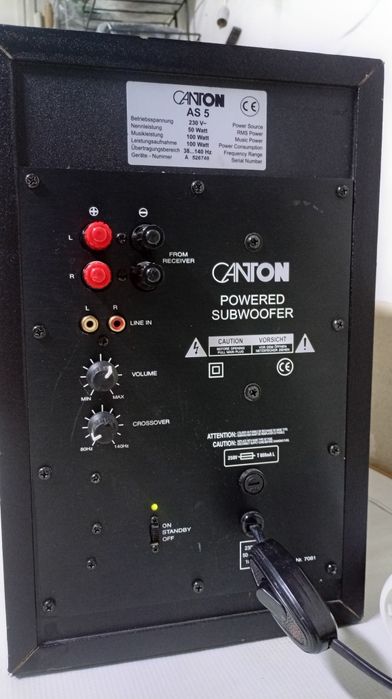 Canton AS-5 subwoofer activ