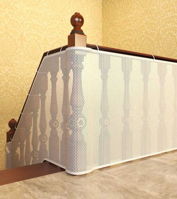 Plasa siguranta balustrade 300 x 78 cm alb