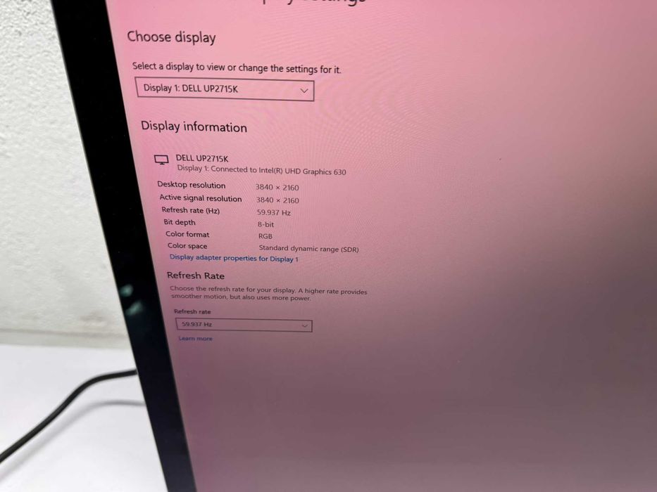 Монитор - Dell UP2715K/5120x2880 (5K UHD) / M4