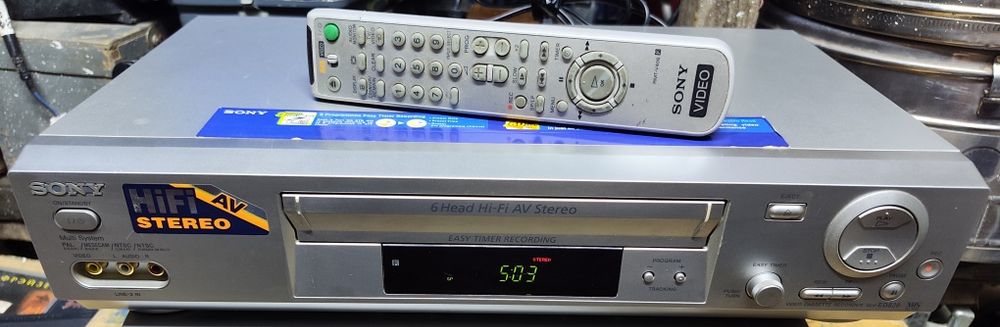 hi-fi stereo видеомагнитофон 6 головок