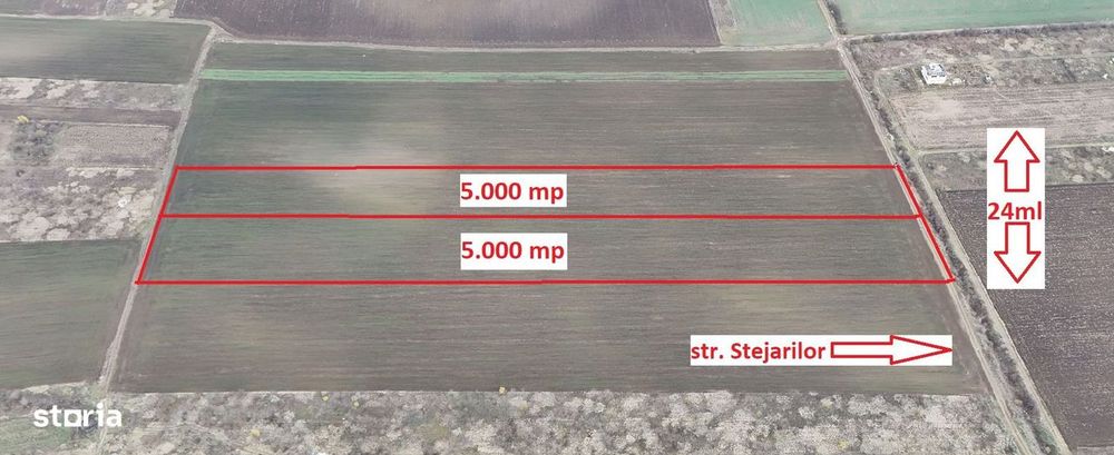 Sabareni, Teren 10.000 Mp!