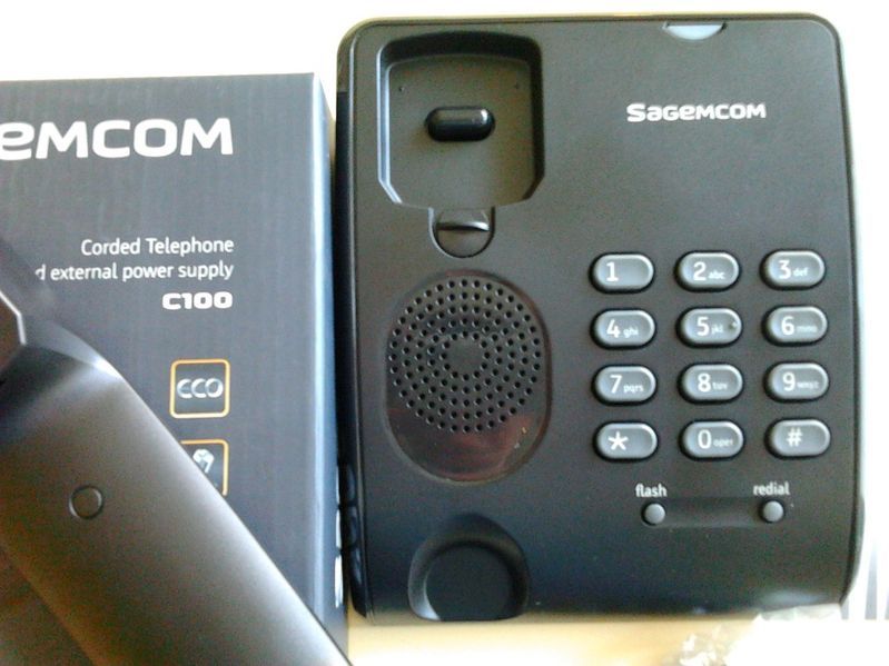 Нов телефон стационарен Sagemcom