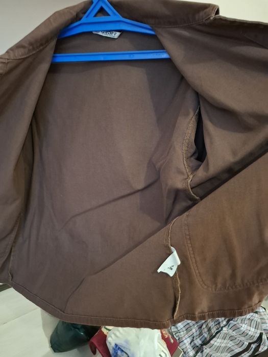 Джинсовка оверсайз с карманами