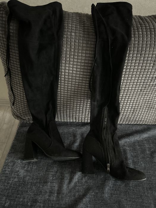 Чулки сапоги замша, кожанная туфли