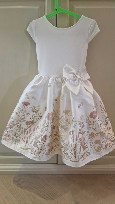 Рокля H&M и жилетка Next (80% памук) на ръст 122 см.