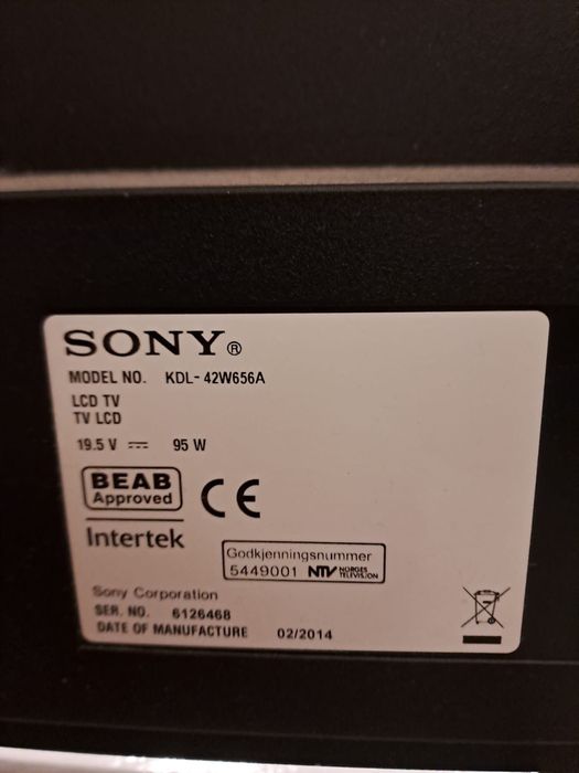 Vand Smart TV Sony
