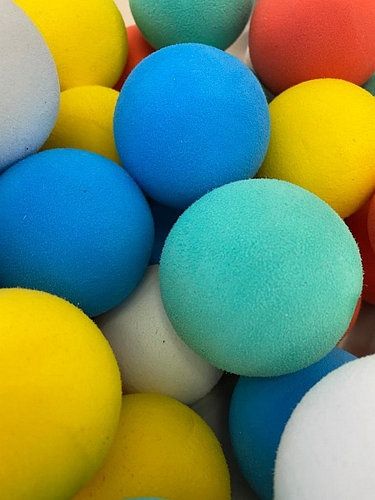 Новые Поролоновые мячики коптоклар для аттракциона воздушные пушки пуш