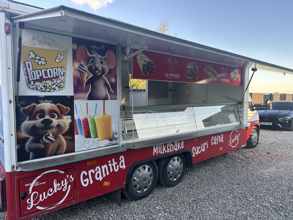 Vanzare sau inchiriere street foodtruck  camionete food truck rulota