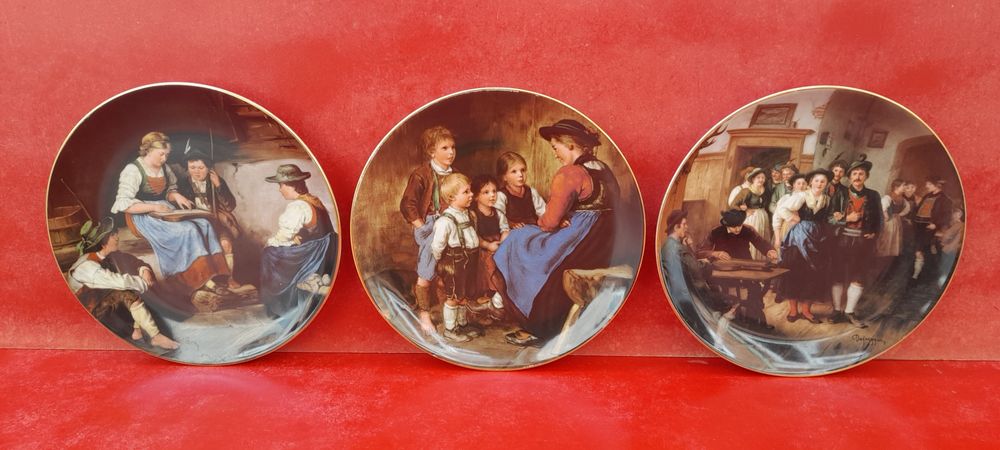 Set trei farfurii decorative