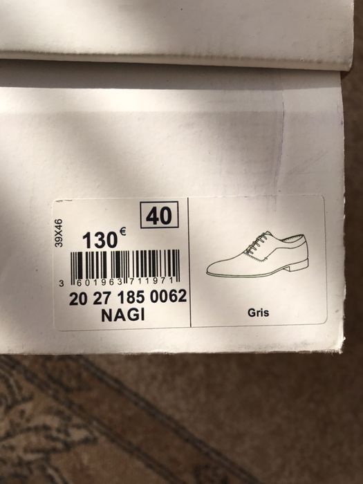 Pantofi Nagi piele noi