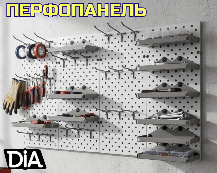 Стеллаж металлический сборный, железная полка