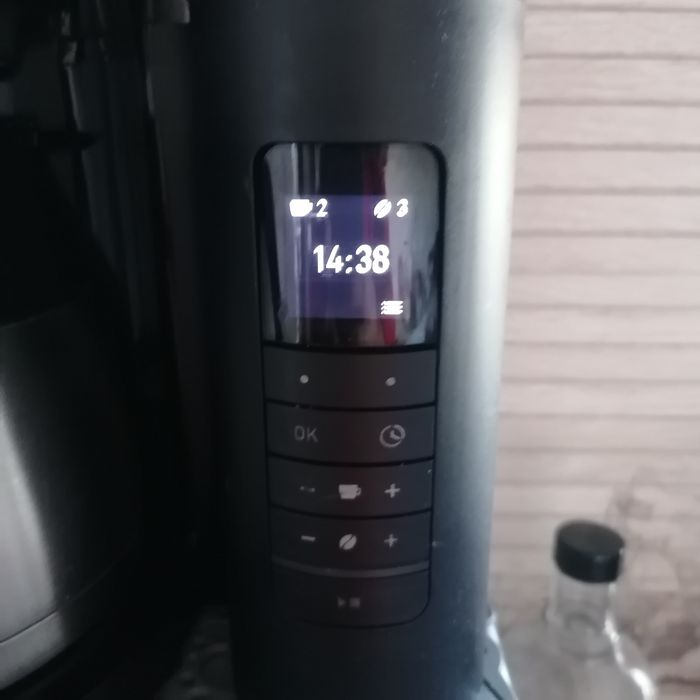 Espressor cafea Melitta cu râșniță cafea boabe și măcinată