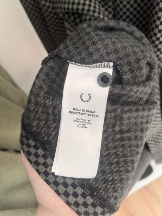 fred perry поло-лонгслив