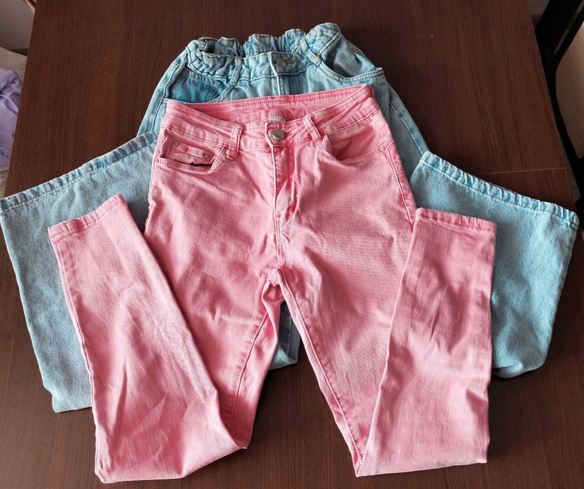 сет Дънки за момиче + подарък тениска Nike