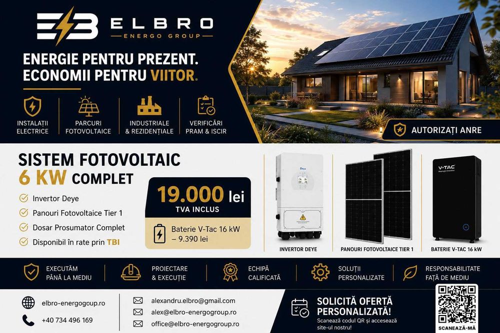 Montaj Fotovoltaice Industriale HALE & FABRICI | ELBRO ENERGO GROUP