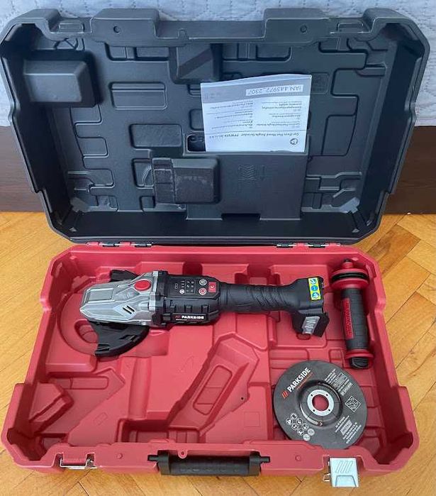 Акумулаторни ъглошлайфи Parkside 20V Зелен и Черен Perfomance Ф125мм