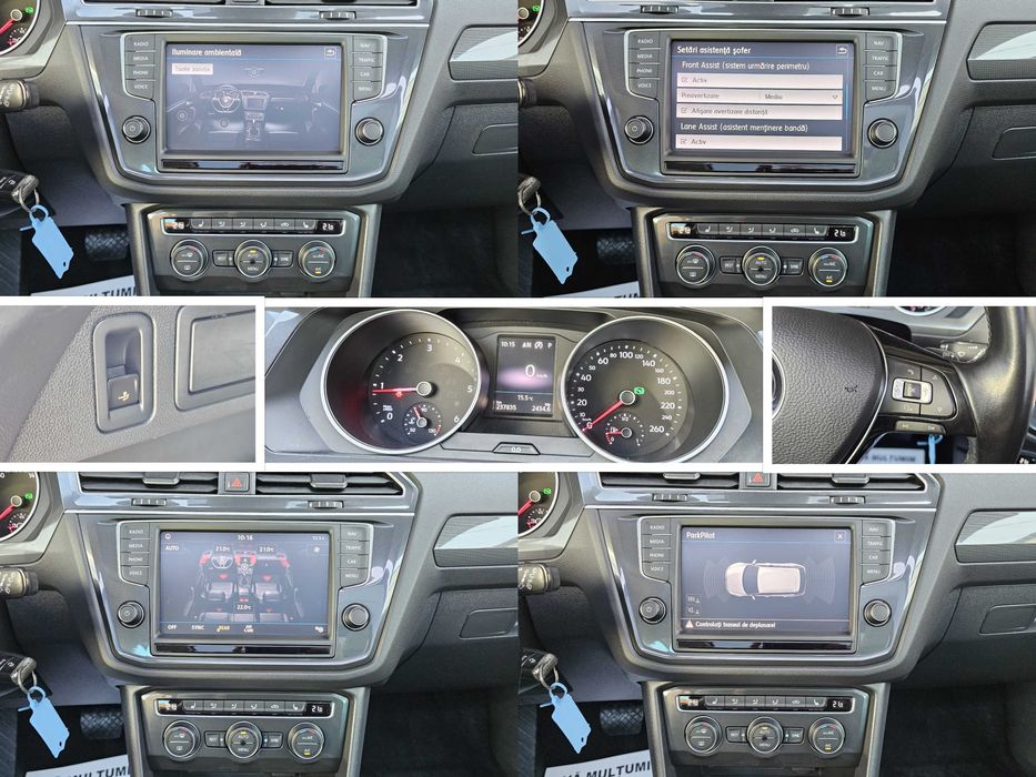 VW Tiguan R-Line 2.0TDI 150cp DSG 2017 / LED PANO Distronic LINE / TOP