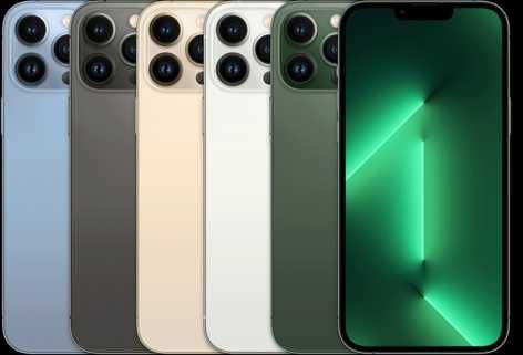 Iphone 13, 13 pro va 13 promaxlar bor xar xil rangdan UZIME dan o'tgan