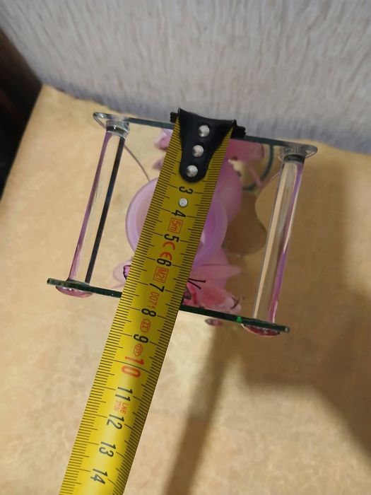 Прекрасна стъклена ваза