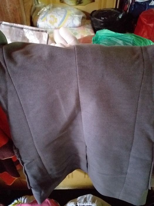 Мъжко спортно-елегантно сиво палто-Ново!