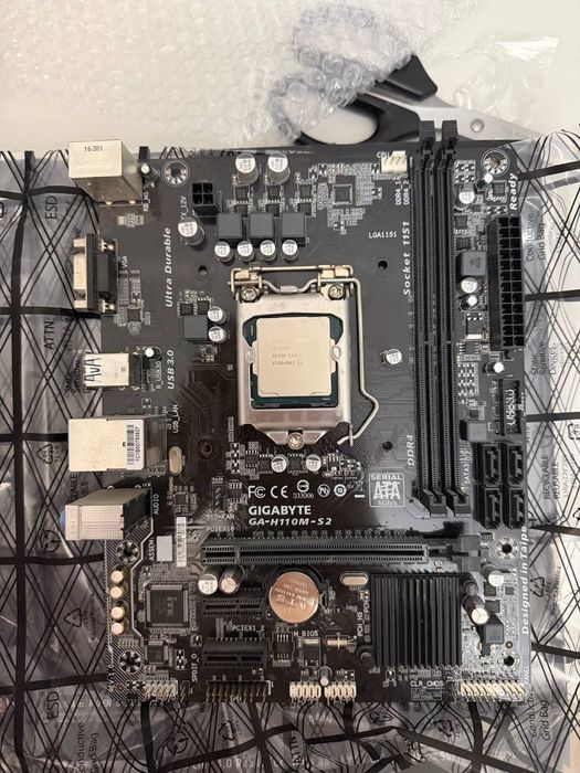 Intel core i7-7700 + Gigabyte GA-H110M-S2 + кулер