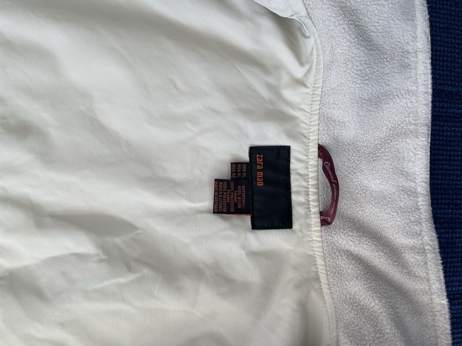 Vand geaca barbati Zara, crem, marimea XL