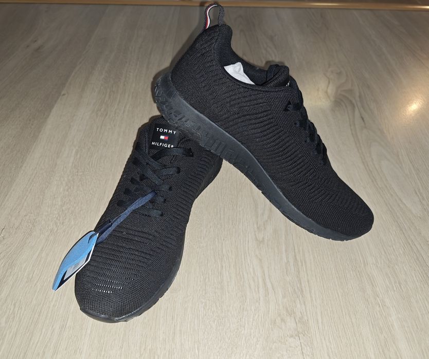 Tommy Hilfiger Signature Knitted Trainers M's, мъжки маратонки, обувки