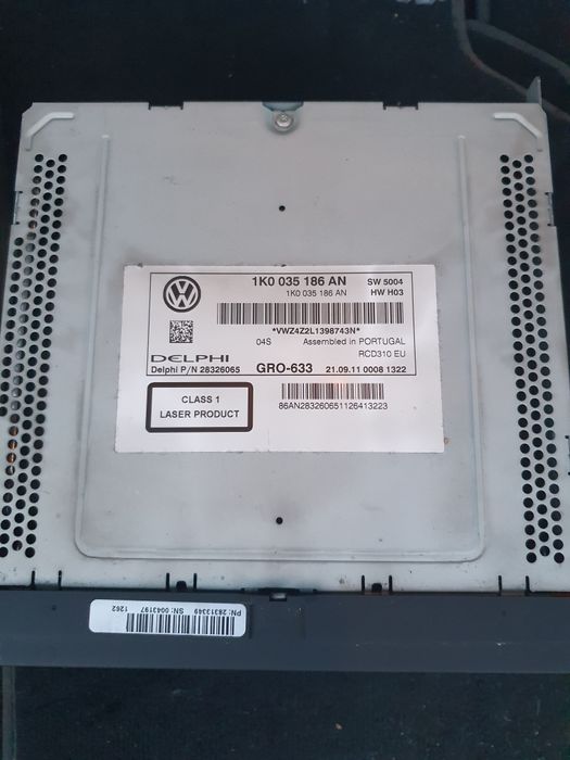 CD player mp3 RCD 310 Volkswagen