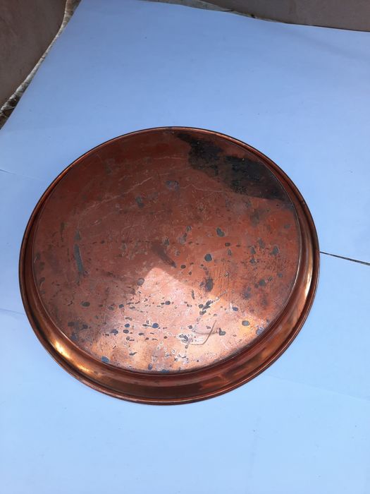 Tavă  din cupru cu dimensiuni  in poze