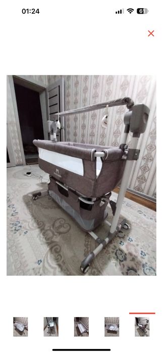 Электрическая кровать-манеж