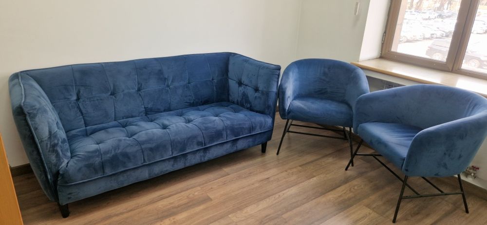 Диван и 2 кресла