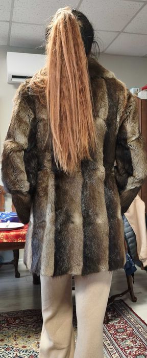 Палто от естествена кожа норка
