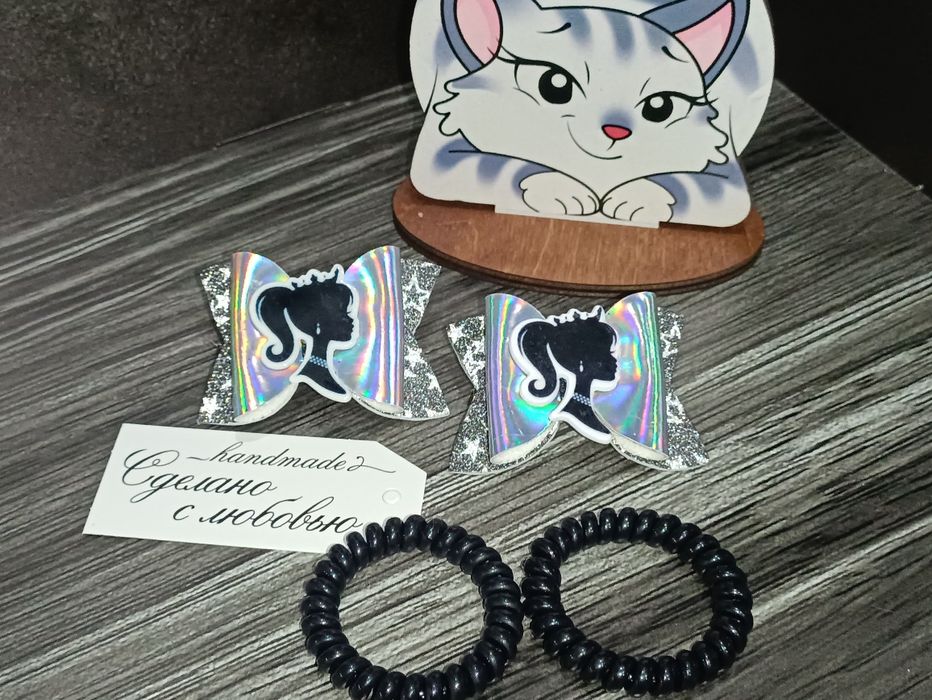 Заколки, резинки ручной работы