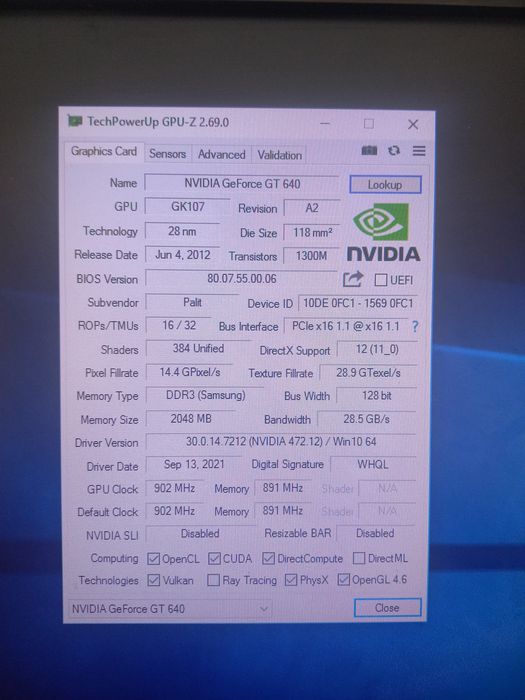 Гт640 2гб и гт210 1гб