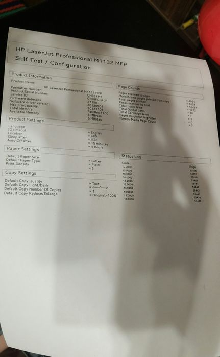 МФУ Hp LaserJet M1132 MFP