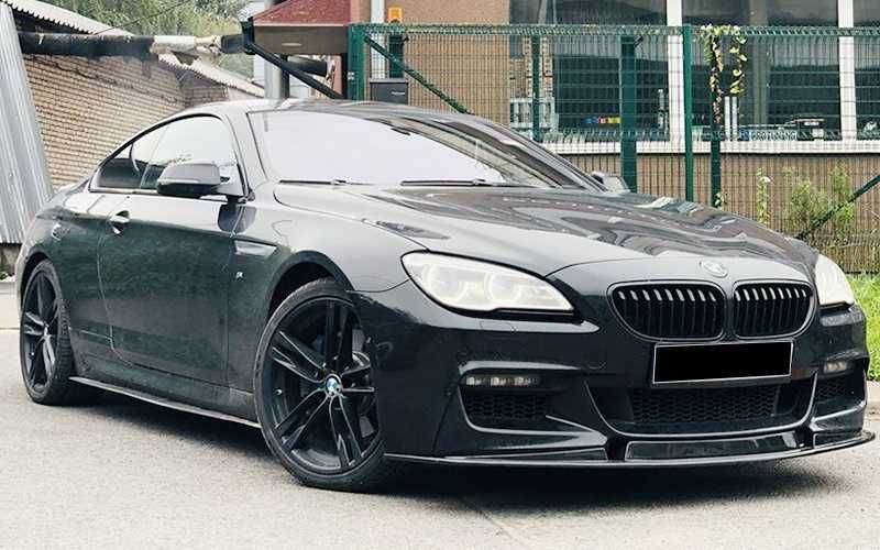 Преден лип спойлер за Бмв Ф06 ф13 М тех / Bmw F06 F13 M Tech lip spoiler / добавка за предна броня / нож