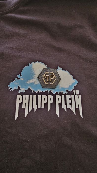 Чисто нова, черна тениска PHILIPP PLEIN