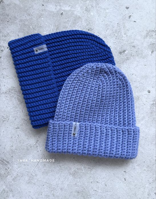 шапки ручной работы.