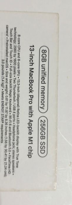 MacBook Pro M1 2020 touch bar