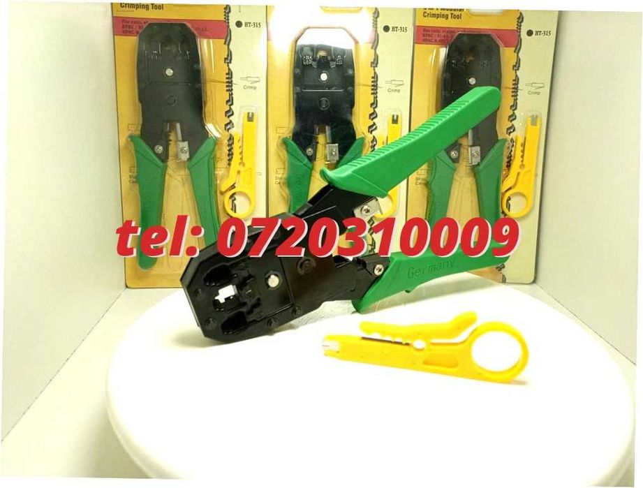 Dispozitiv De Sertizare Modular 3 in 1 Rj45 Rj11 Cat5e Cat6