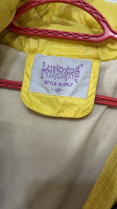 Зимняя куртка для девочки ростовка 128