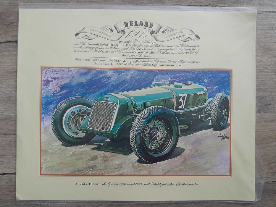 Lot 8 print poster foto poza oldtimer auto