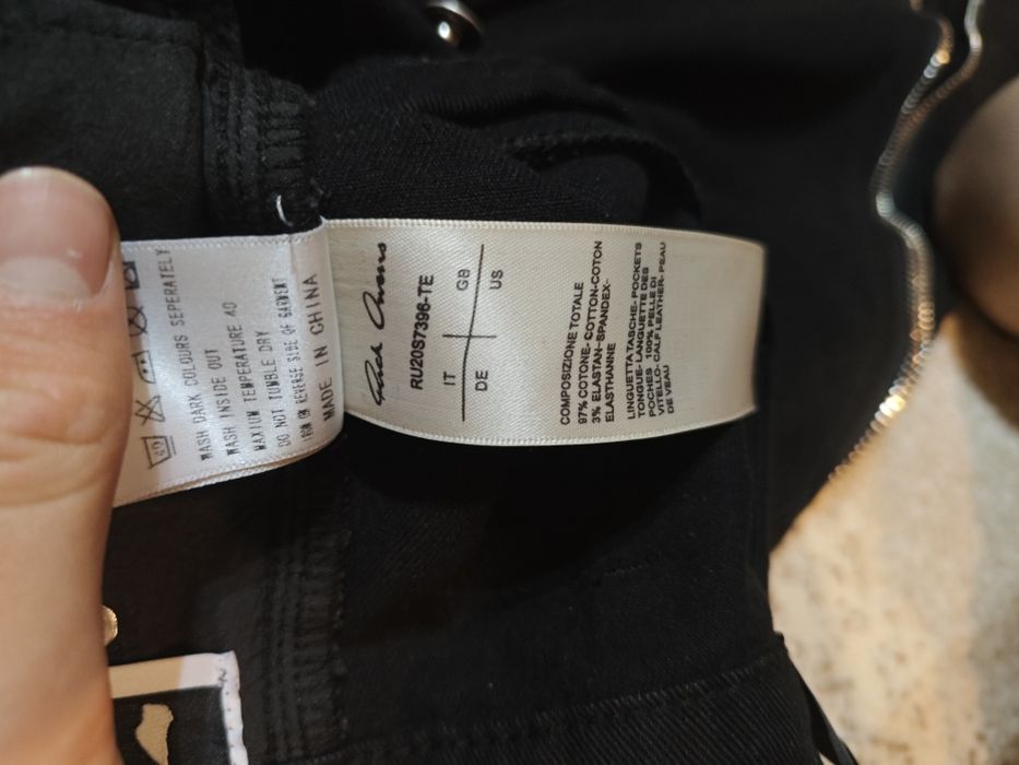 Rick Owens bolana jeans