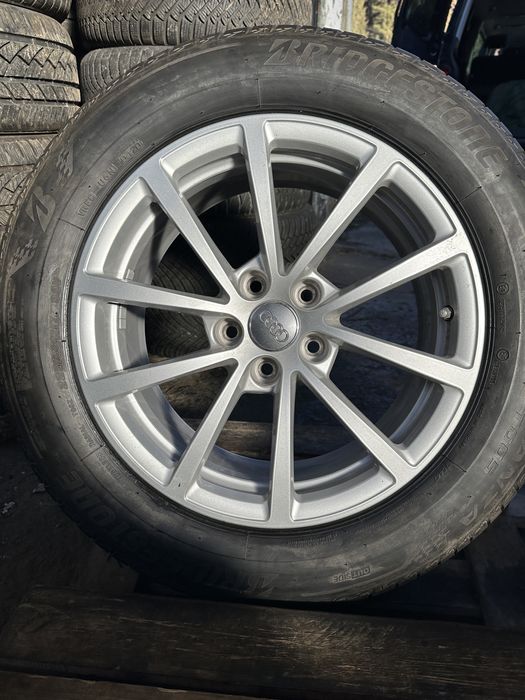 Jante originale Audi A6 cu anvelope vara 225/60 R17 si senzori