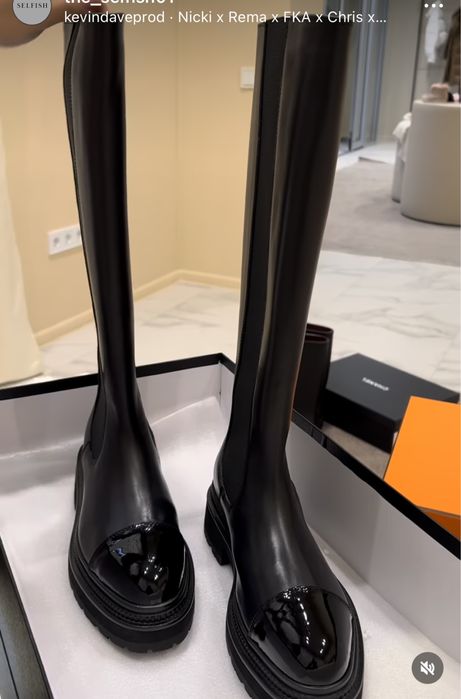 Продам новые сапоги под Chanel