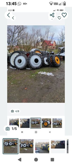 Roti tractor înguste(tehnologice)