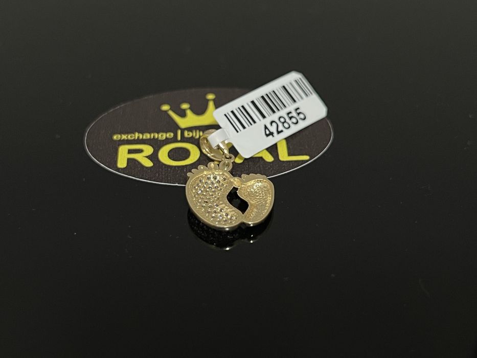 Bijuteria Royal CB : Pandant aur nou 14k 1,67gr